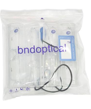 Shop Blue Light Reading Glasses for Men & Women - 4 Pairs 1.5x Magnification Black - Perfect for Computer Use - Buy Online on GoSupps.com