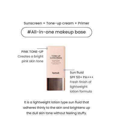 Heimish Bulgarian Rose Tone-up Sunscreen SPF50+ PA+++ 30ml | Korean Beauty Primer for UV Protection and Moisture - Buy Online on GoSupps.com