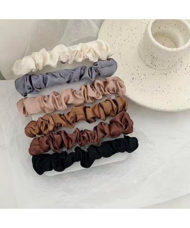 Thin Silk Scrunchies x6 - Buy Online on GoSupps.com
