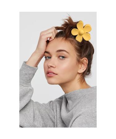 Bmobuo Daisy Flower Claw Clips - Set of 6 | Strong Hold Hair Clips for Women and Girls | Perfect for Thick, Curly Hair | Hawaiian Party Accessories - Buy Online on GoSupps.com