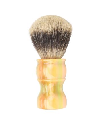 Sonew Men's Shaving Brush Synthetic Beard Shaving Brush with Wooden Handle Facial Hair Cleaning Brush for Home Barber Shop