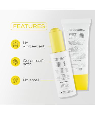 JESS BEAUTY | Sun Safe Face Sunscreen Set SPF 50+ & Sun Drops SPF 30+ | Best Skincare for Sun Protection - Buy Online on GoSupps.com