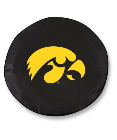 NCAA Iowa Hawkeyes Tire Cover Black J (27"x8")