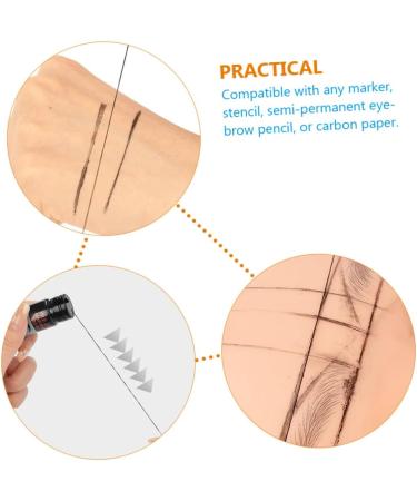 FOMIYES Eyebrow Ink Black Line Eyebrow Drawing Line Tool Measuring Tool Eyebrow Measure Tool Ruler Bottled - Buy Online on GoSupps.com