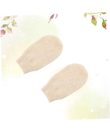 Healeved Exfoliating Bath Gloves - 2pcs Bathing Mittens for Women | Loofah Back Scrubber, Body Massage Towel & Exfoliator Gloves - Buy Online on GoSupps.com