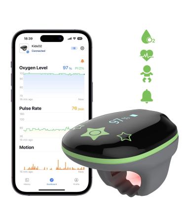 Kids Pulse Oximeter Pediatric Wearable Health Monitor KidsO2 Ring for Children Portable Bluetooth Children Sleep Monitor Health Tracker with APP&PC Report Gift for Boys Girls - Buy Online on GoSupps.com