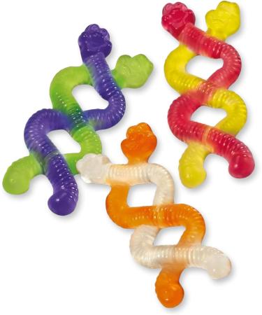 Trolli Squiggle Twist Worms Sweet & Sour Gummy Sweets Duo Sensation 3 Mixed Friuty Flavours 150g - 3x Share Bags - Buy Online on GoSupps.com
