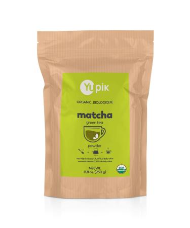 Yupik Organic Japanese Matcha Green Tea Powder 250g 6 Count 250 g (Pack of 6)