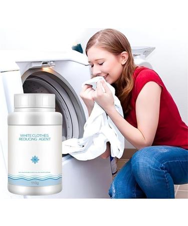 Household White Clothing Reducing Agent Bleaching Laundry Powder White Laundry Whitener Clothes Oil Stain Remover (1pcs) - Buy Online on GoSupps.com