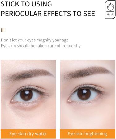 SADOER Brand Franchises 2 pieces vitamin C antifatigue eye cream direct effect eye serum optimal eye care eye whitening stick for cooling eye balm against dark circles and swelling 4 - Buy Online on GoSupps.com