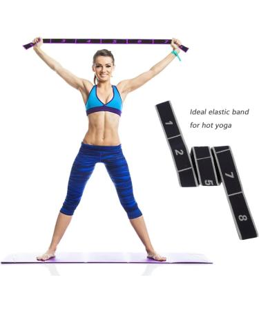 2 Pack Resistance Tapes with Loops | Highly Elastic Fitness & Yoga Straps | Stretch Belt for Exercise & Dance Training - Buy Online on GoSupps.com