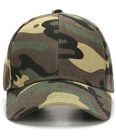 Buy Ponceau Boys' Adjustable Camouflage Baseball Cap | Kids Snapback Sun Hat - Army Green - Buy Online on GoSupps.com