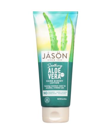 Jason Soothing Aloe Vera 89% Hand & Body Lotion 8 oz (packaging may Vary)