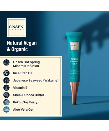 Onsen Secret Nail Reboot Duo - Natural Nail Care & Cuticle Repair Treatment for Damaged Nails - Visible Results (15ml Cream & 10ml Oil) - Buy Online on GoSupps.com