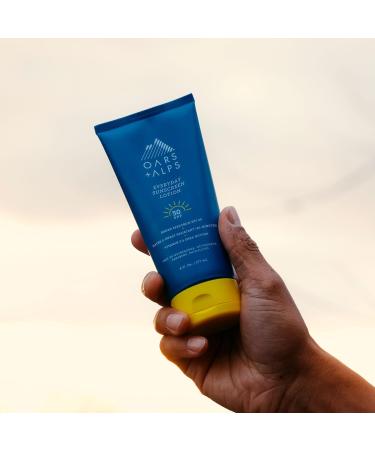 Oars + Alps Everyday SPF 50 Sunscreen Body Lotion - Aloe & Vitamin E Infused - 6 Fl Oz - Naturally Derived Skin Care for All Skin Types - Buy Online on GoSupps.com
