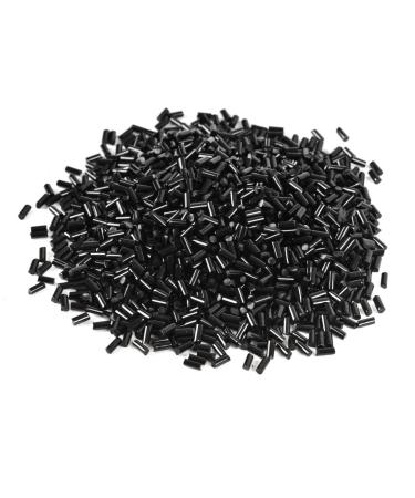 50g Italian Fusion Keratin Glue Pellets Granules Beads for Nail/I Tip Hair Extensions- Black 1.76 Ounce (Pack of 1) black