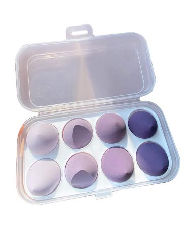 Yunobi make-up sponge set-8 pieces of make-up blender primer sponges beauty foundation sponges washable cosmetic-blender applicator for powder liquid cream violet - Buy Online on GoSupps.com