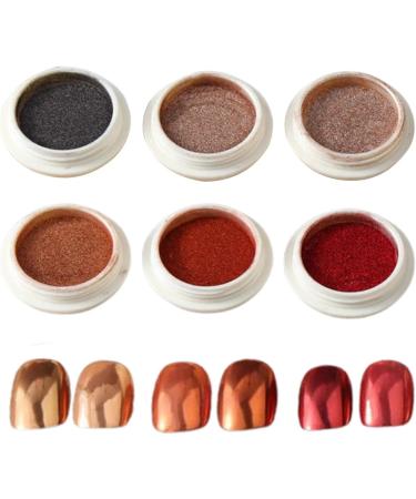 Kit de poudre ongles chrom poudre de ongles chrom e Paillettes Femmes Fingernail Pigment Nail Pigment Powder Shimmer pour petite amie femme amie s ur fille 03 C - Buy Online on GoSupps.com