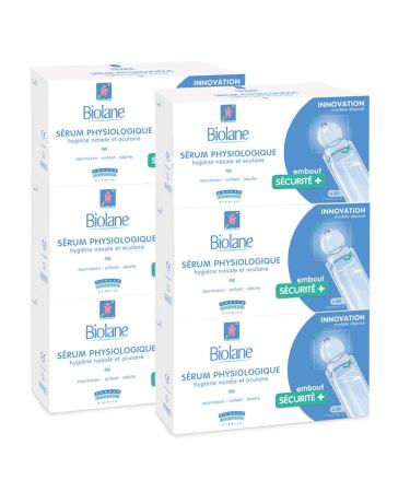 Biolane Saline Serum Unscented - 6 Packs | Premium Hydration for All Skin Types - Shop Internationally - Buy Online on GoSupps.com