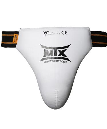 Mooto Korea Taekwondo MTX Groin Protector for Male Guard WTF Approved for Men XS to XL MMA Martial Arts Karate Kickiboxing Prevention of Injury X-Large