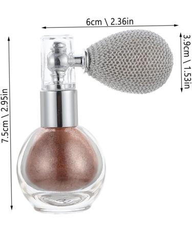 Didiseaon 4 Pcs Spray Glitter Gloss Powder Spray Face Spray Highlighter Glass Bottle Blush Powder - Buy Online on GoSupps.com