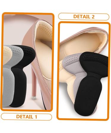FOMIYES High Heels Cushion Inserts - 3 Pairs Half Size Pad Adhesive Heel Pads Comfortable Foot Cushions for Women Assorted Colors - Ideal Height Insoles - Buy Online on GoSupps.com
