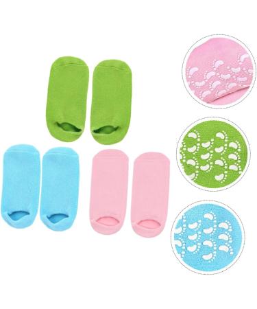 Healeved 3 Pairs Foot Moisturizing Socks Overnight Spa Socks Hydrating Lotion Socks Moisturizing Foot Sock Beauty Salon Foot Caring Socks Foot Socks Warm Socks Dry Foot Mask Keep Warm Gel - Buy Online on GoSupps.com