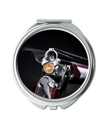 YENDOSTEEN Mirror Compact Mirror gun and garden Round Mirror ammo ammunition firearm pocket mirror portable mirror