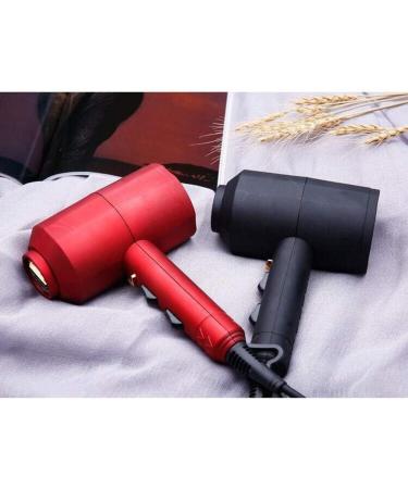 JYYBN Hair Dryer Powerful AC Motor 2000W Professional Hairdryer Negative Ionic Technology with Nozzle Extreme Blow Dryer with 3 Heat 2 Speed Settings Cool Shot Anti-frizz for Home and Salon Red - Buy Online on GoSupps.com