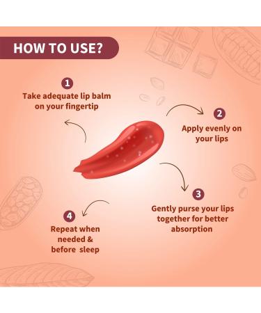 Chocolate & Mint Lip Balm for Men & Women | Nourishing Vitamin E Balm for Chapped Lips | Heals Dry Cracked Lips | Moisturizer with Almond & Olive Oil (10gm - Buy Online on GoSupps.com