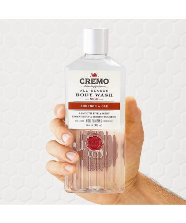 Cremo Bourbon & Oak Body Wash 16 Fl Oz (2-Pack) - Distillers Spice, Fine Bourbon & White Oak Blend - Buy Online on GoSupps.com