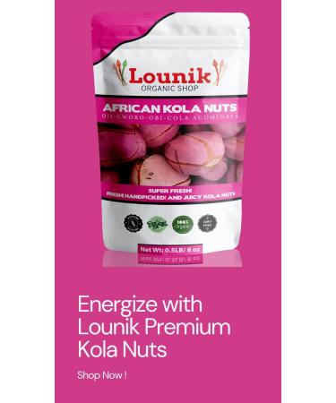 Kola Nuts 2 Lobes- Red Cola Nuts- Obi Abata Cola Nut- Acuminate Kola nuts- Bundle of 3 Packs - 675 grams/ 24 ounces - Buy Online on GoSupps.com