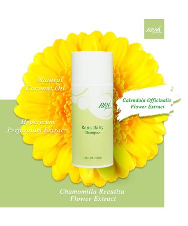 Rena Baby Shampoo - Tear-Free 100ml (3.38 Fl Oz) | Gentle & Safe for Infants | Buy Worldwide - Buy Online on GoSupps.com