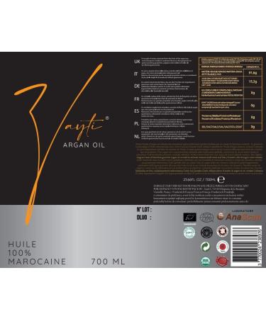 Food Argan Oil from Morocco 700ml | 100% Argan Oil (700ml) - Buy Online on GoSupps.com