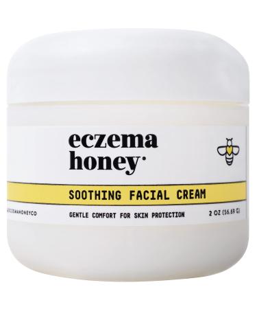 Eczema Honey Soothing Facial Cream for Sensitive Skin- Hydrate, Nourish, and Protect with Colloidal Oatmeal, Cruelty Free (2oz)