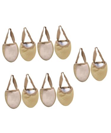 NOLITOY 5 Pairs Half Palm Toe Sleeve Invisible Foot Socks Toe Metatarsal Pads Forefoot Pads for Women Toe Cushion Ballet Toe Cover Shoe Accessories High Heel Forefoot Sleeve Toe Protectors