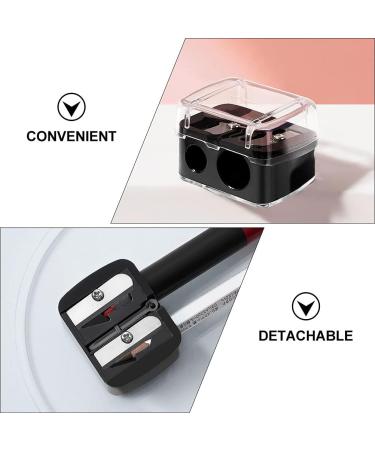 2pcs Dual Hole Eyeliner Sharpeners for Lip, Eyebrow, and Eye Pencils - Buy Online on GoSupps.com