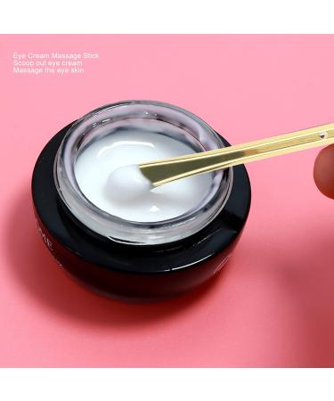  TITA-DONG Set of 3 eye cream massage sticks mini metal cosmetic spatulas eye and facial cream applicator spatula diamond-shaped head to promote absorption - Buy Online on GoSupps.com