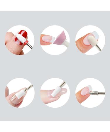 Nail Machine Drill | Electric Nail Machine USB Rechargeable Portable Professional Nail Polishing Tools Art Supplies with 6 Drill Bits for Home Nail Salon Manicure Pink - Buy Online on GoSupps.com