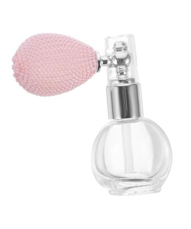 HAPINARY Empty Bottle Perfume Bottle Refillable Perfume Bottle Labs Perfume Bottle with Pump Refillable Bottle Crystal Perfume Glass Bubble Dispensing Pump Travel medium Golden