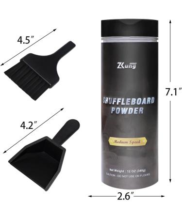 YDDS Shuffleboard Wax and Brush Set with Slow Speed Sand - Includes Table Brush and Mini Dustpan - Buy Online on GoSupps.com