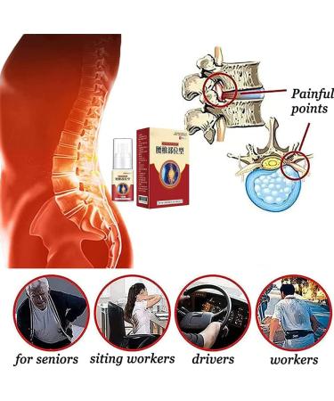 Lumbar Pain Relief Herbal Spray - 5 Pack for Back Relief & High Heel Pain | Aroma Sensations Cold Compress Spray - Buy Online on GoSupps.com