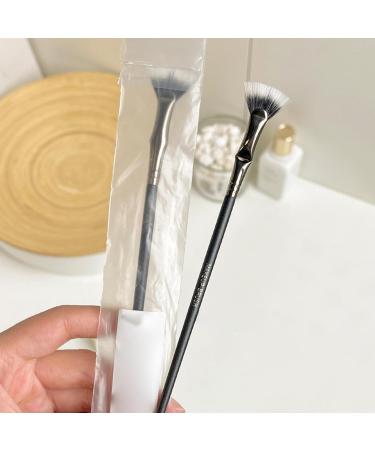 5 set Eyelash Eyebrow Brush Fan Shape Cosmetic Applicator for Natural Lashes 5 set (Black) - Buy Online on GoSupps.com
