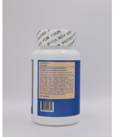 AZ BIOTECH NAD + with Trans-Resveratrol 1800mg High Potency Supplement 60 Capsules NAD+ 1200mg TMG 200mg Trans-Resveratrol 200mg Vegan Non-GMO - Buy Online on GoSupps.com
