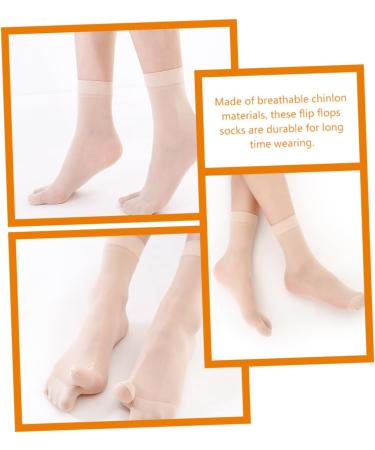 minkissy 5 Pairs Chinlon Socks Chinlon Stockings Universal Socks Two Toes Socks Japanese Style Socks Couple Socks Breathable Socks Two-toe Stockings Universal Stockings Split Toe Socks - Buy Online on GoSupps.com