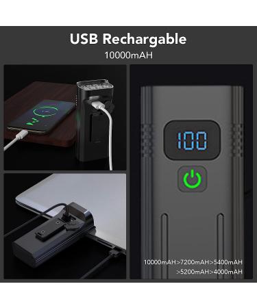 NEWBOLER Bike Lights 10000mAh USB Rechargeable - Super Bright 3000 Lumen 8 LED Bicycle Light with 5 Modes - Waterproof Bike Headlight with 360 Rotation Bracket - Buy Online on GoSupps.com