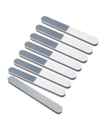 8PCS 3 Way Nail File and Buffer 3 in One Nail Buffer That Shapes  Nail File Manicure Tools for Poly Nail Extension Gel and Acrylic Nails Tools Suit for Home Salon