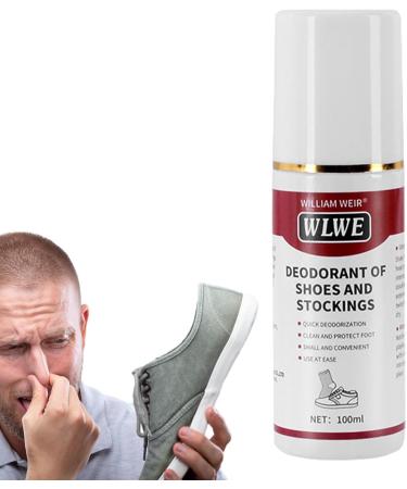 Shoe Smell Eliminator Outdoors Shoe Deodorizer Odor Refresher Spray - 100ml Natural Long-Lasting Quick Dry Shoe Smell Fighter for Canvas Leather Gym Shoes - Buy Online on GoSupps.com
