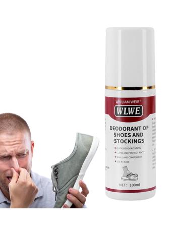 Shoe Closet Odor Eliminator Foot Odor Spray for Shoes and Feet 120ml Extra Strong Strength Shoe Spray Deodorizer Smell Remover for Boots Sports Bowling Sneakers Pochy