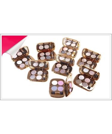 Glitter Eyeshadow Palette Makeup Set 4 Colors Shimmer Eyeshadow Palette Gold Eyeshadow Highly Pigmented Long Lasting Waterproof Sweatproof Professional Nude Eyeshadow Palette Make Up Palettes for Women Warm Natural Neutral Smokey Eye Eyeshadow Palette (4# - Buy Online on GoSupps.com